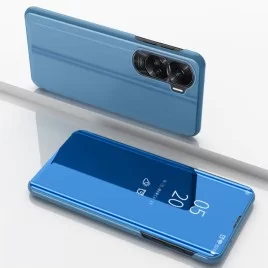 Zrcadlové pouzdro na Honor 90 Lite 5G-Modrý lesk