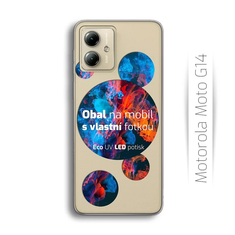 Vlastní obal na Motorola Moto G14 | TPU obal s vlastní fotkou
