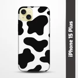 Pružný obal na iPhone 15 Plus s motivem Cow