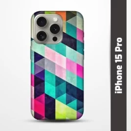 Pružný obal na iPhone 15 Pro s motivem Colormix