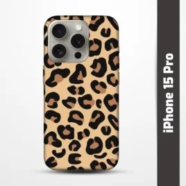 Pružný obal na iPhone 15 Pro s motivem Gepard