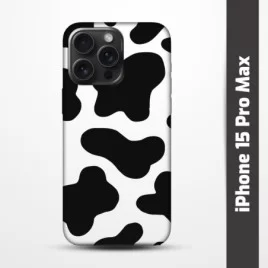 Pružný obal na iPhone 15 Pro Max s motivem Cow