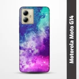 Pružný obal na Motorola Moto G14 s motivem Vesmír