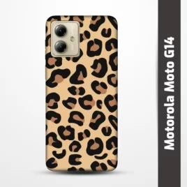 Pružný obal na Motorola Moto G14 s motivem Gepard