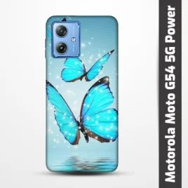 Pružný obal na Motorola Moto G54 5G Power Edition s motivem Motýli