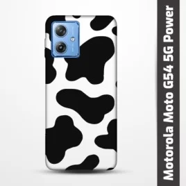 Pružný obal na Motorola Moto G54 5G Power Edition s motivem Cow