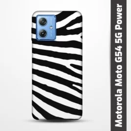 Pružný obal na Motorola Moto G54 5G Power Edition s motivem Zebra