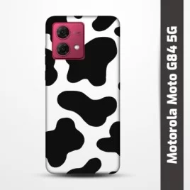 Pružný obal na Motorola Moto G84 5G s motivem Cow