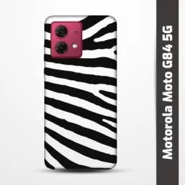 Pružný obal na Motorola Moto G84 5G s motivem Zebra