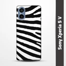 Pružný obal na Sony Xperia 5 V s motivem Zebra