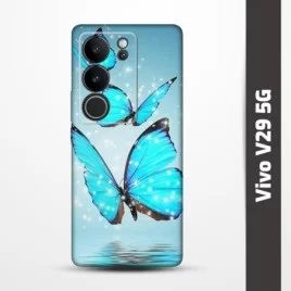 Pružný obal na Vivo V29 5G s motivem Motýli