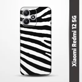 Pružný obal na Xiaomi Redmi 12 5G s motivem Zebra