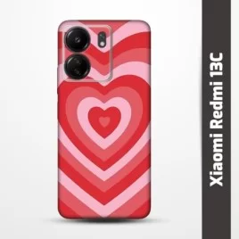 Pružný obal na Xiaomi Redmi 13C s motivem Srdce