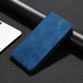 Kožené pouzdro na iPhone 12 Pro Max v barvě Modrá