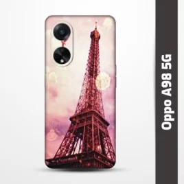Pružný obal na Oppo A98 5G s motivem Paris