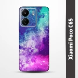Pružný obal na Xiaomi Poco C65 s motivem Vesmír