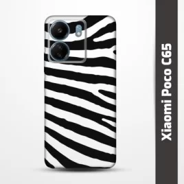 Pružný obal na Xiaomi Poco C65 s motivem Zebra