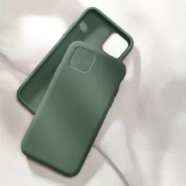 Liquid silikonový obal na iPhone 15 | Eco-Friendly-Zelená