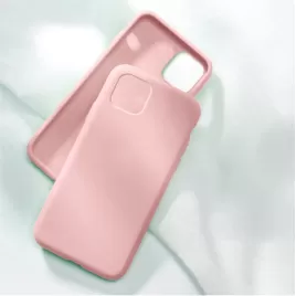 Liquid silikonový obal na iPhone 15 | Eco-Friendly-Růžová