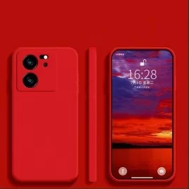 Liquid silikonový obal na Xiaomi 13T | Eco-Friendly-Červená