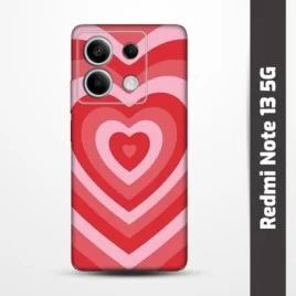 Pružný obal na Redmi Note 13 5G s motivem Srdce