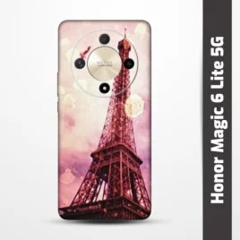 Pružný obal na Honor Magic 6 Lite 5G s motivem Paris