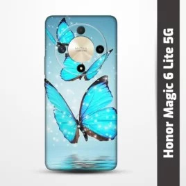 Pružný obal na Honor Magic 6 Lite 5G s motivem Motýli