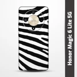 Pružný obal na Honor Magic 6 Lite 5G s motivem Zebra