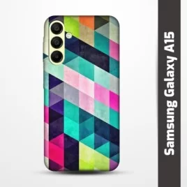 Pružný obal na Samsung Galaxy A15 s motivem Colormix