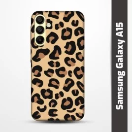 Pružný obal na Samsung Galaxy A15 s motivem Gepard