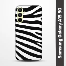 Pružný obal na Samsung Galaxy A15 5G s motivem Zebra