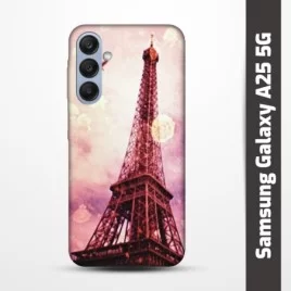 Pružný obal na Samsung Galaxy A25 5G s motivem Paris