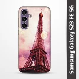 Pružný obal na Samsung Galaxy S23 FE 5G s motivem Paris