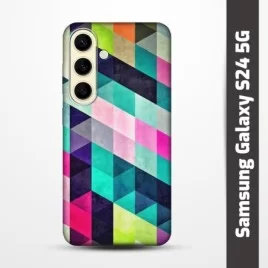Pružný obal na Samsung Galaxy S24 5G s motivem Colormix