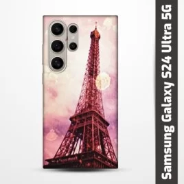 Pružný obal na Samsung Galaxy S24 Ultra 5G s motivem Paris