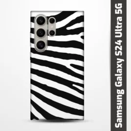 Pružný obal na Samsung Galaxy S24 Ultra 5G s motivem Zebra