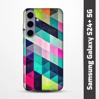 Pružný obal na Samsung Galaxy S24+ 5G s motivem Colormix