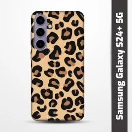Pružný obal na Samsung Galaxy S24+ 5G s motivem Gepard