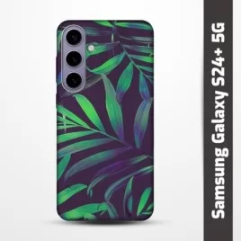 Pružný obal na Samsung Galaxy S24+ 5G s motivem Jungle