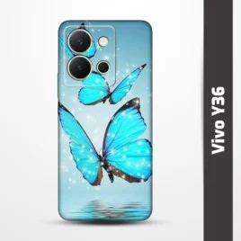 Pružný obal na Vivo Y36 s motivem Motýli