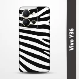 Pružný obal na Vivo Y36 s motivem Zebra
