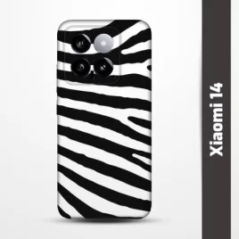 Pružný obal na Xiaomi 14 s motivem Zebra