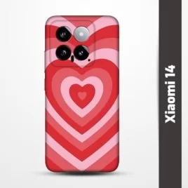 Pružný obal na Xiaomi 14 s motivem Srdce