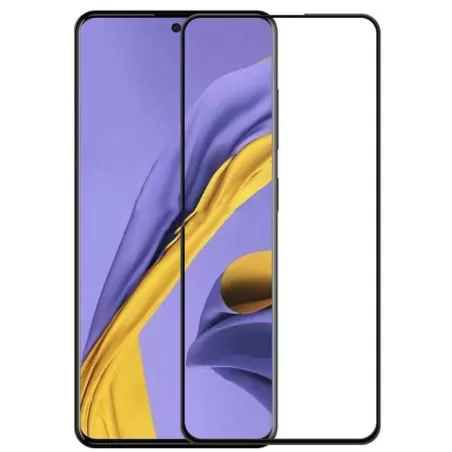 Tvrzené ochranné sklo s černými okraji na mobil Samsung Galaxy S23 FE 5G