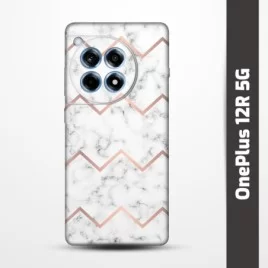 Pružný obal na OnePlus 12R 5G s motivem Bílý mramor