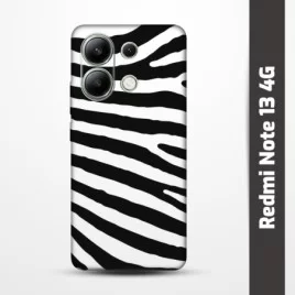 Pružný obal na Redmi Note 13 4G s motivem Zebra