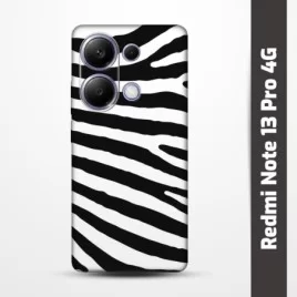 Pružný obal na Redmi Note 13 Pro 4G s motivem Zebra