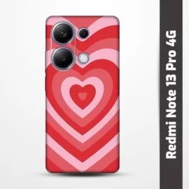 Pružný obal na Redmi Note 13 Pro 4G s motivem Srdce