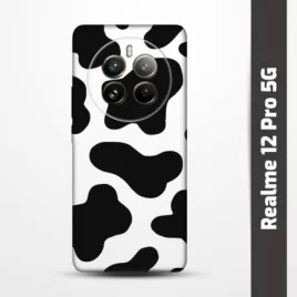 Pružný obal na Realme 12 Pro 5G s motivem Cow