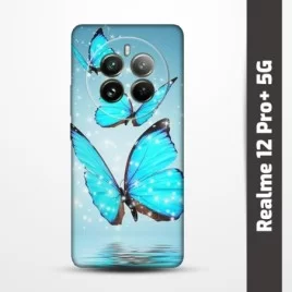 Pružný obal na Realme 12 Pro+ 5G s motivem Motýli